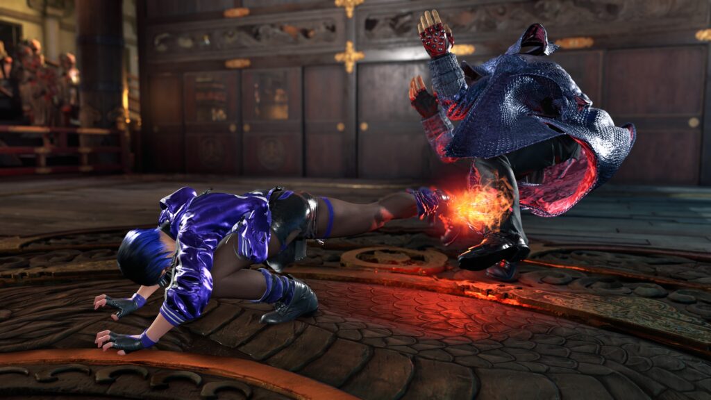 鉄拳8 麗奈 下段 2RK 運足