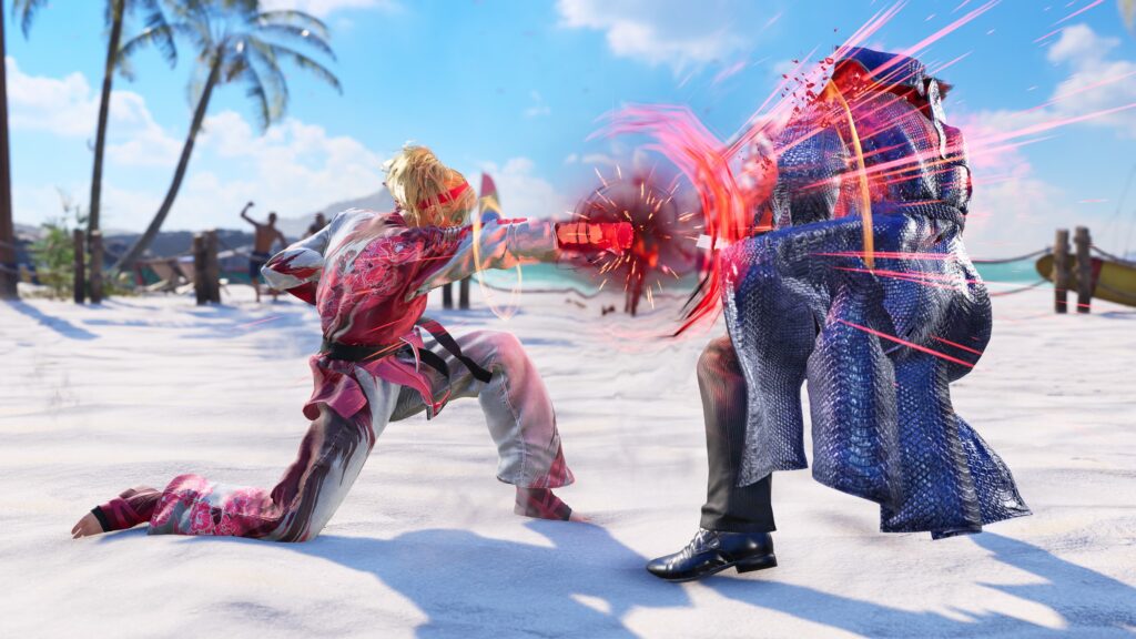 鉄拳8 リディア 胴抜き 正拳突き