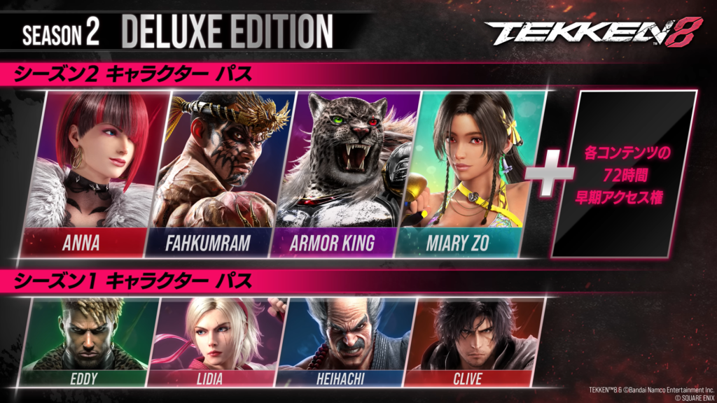 鉄拳8　追加キャラ　新キャラ　DLC